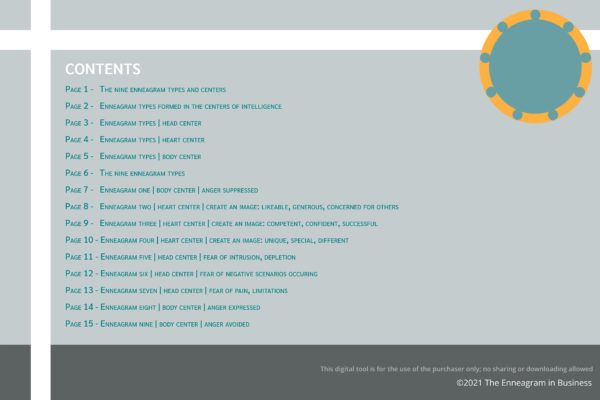 Full virtual Enneagram tool set
