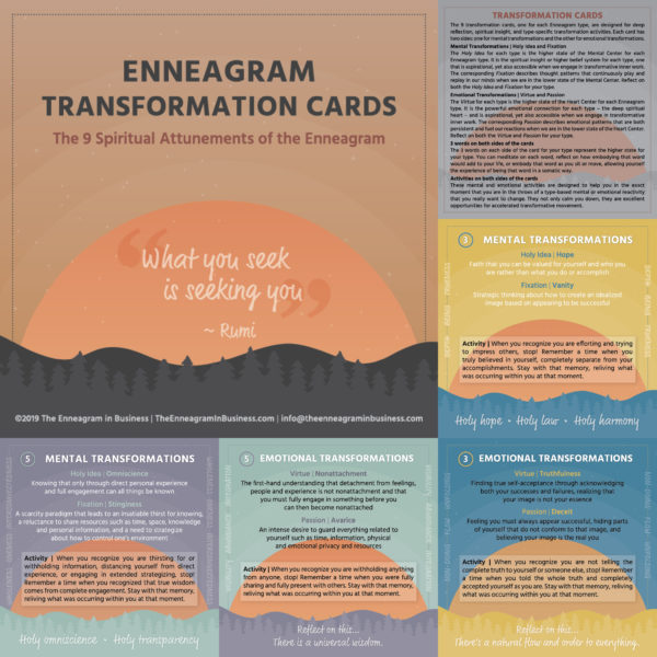 Enneagram Transformation Cards